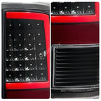 black LED tail light view 8 for Ram 1500 2500 3500 (2009-2018)
