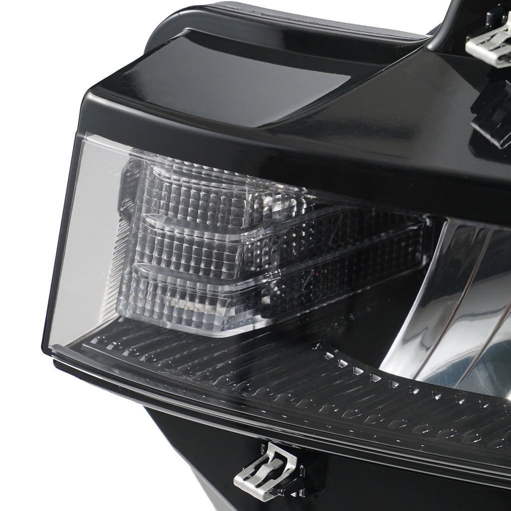 Pair LED headlight rear housing angle for 2022-2024 Ford Expedition