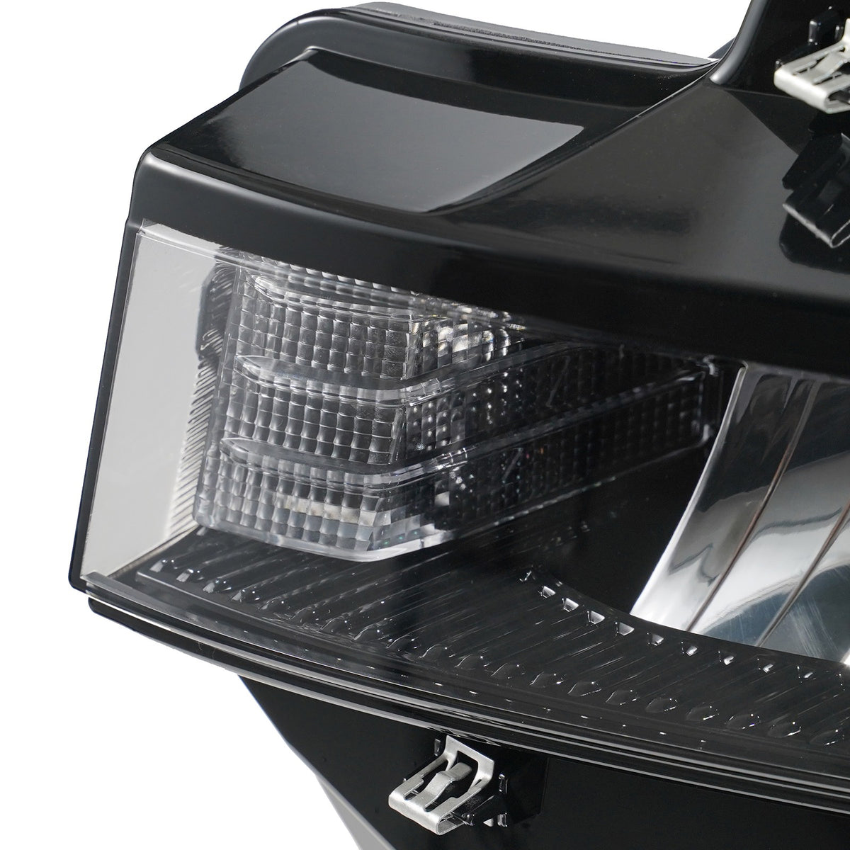 Pair LED headlight rear housing angle for 2022-2024 Ford Expedition