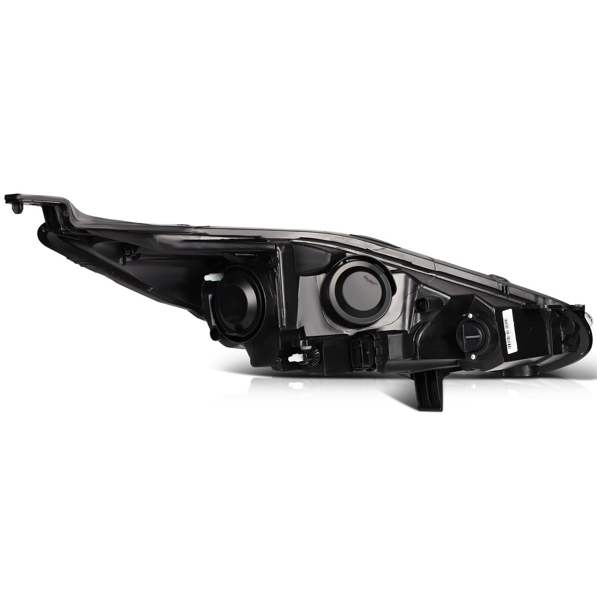 Pair halogen headlight rear housing angle for 2014-2019 Ford Fiesta