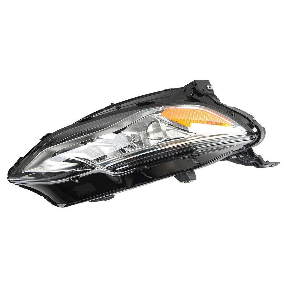 Left LED headlight lens close-up for 2019-2025 Chevrolet Malibu