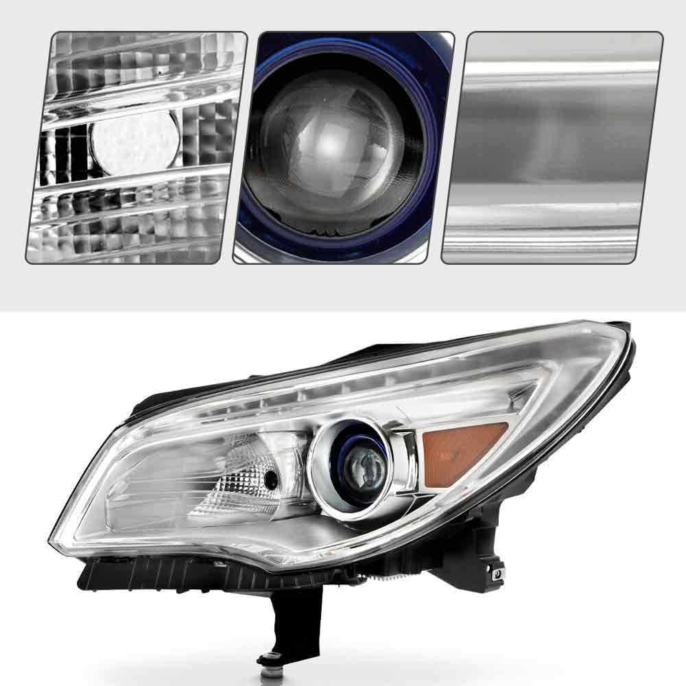 Right HID headlight side angle for 2013-2017 Buick Enclave