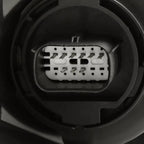 Pair LED headlight rear housing angle for 2019-2023 Jeep Cherokee