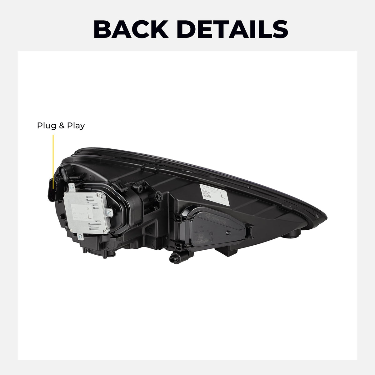 2023 Style Full LED headlight features and specifications for 2011-2014 Porsche Cayenne 958 (image 4)