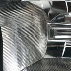 Right halogen headlight lens close-up for 2020-2022 Ford Super Duty