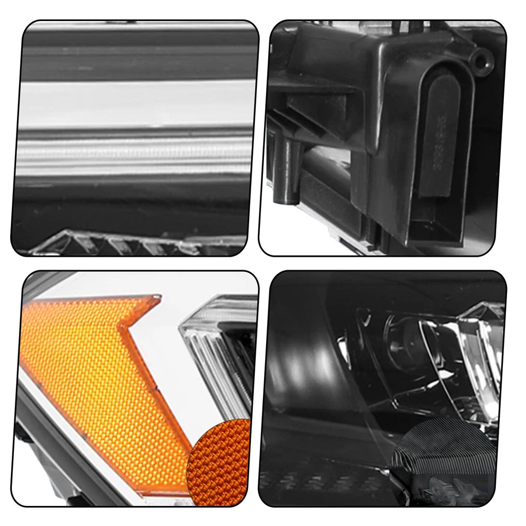 Right LED headlight side angle for 2019-2024 VW Jetta