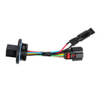 Right HID headlight lens close-up for 2015-2020 Chevy Tahoe/Suburban