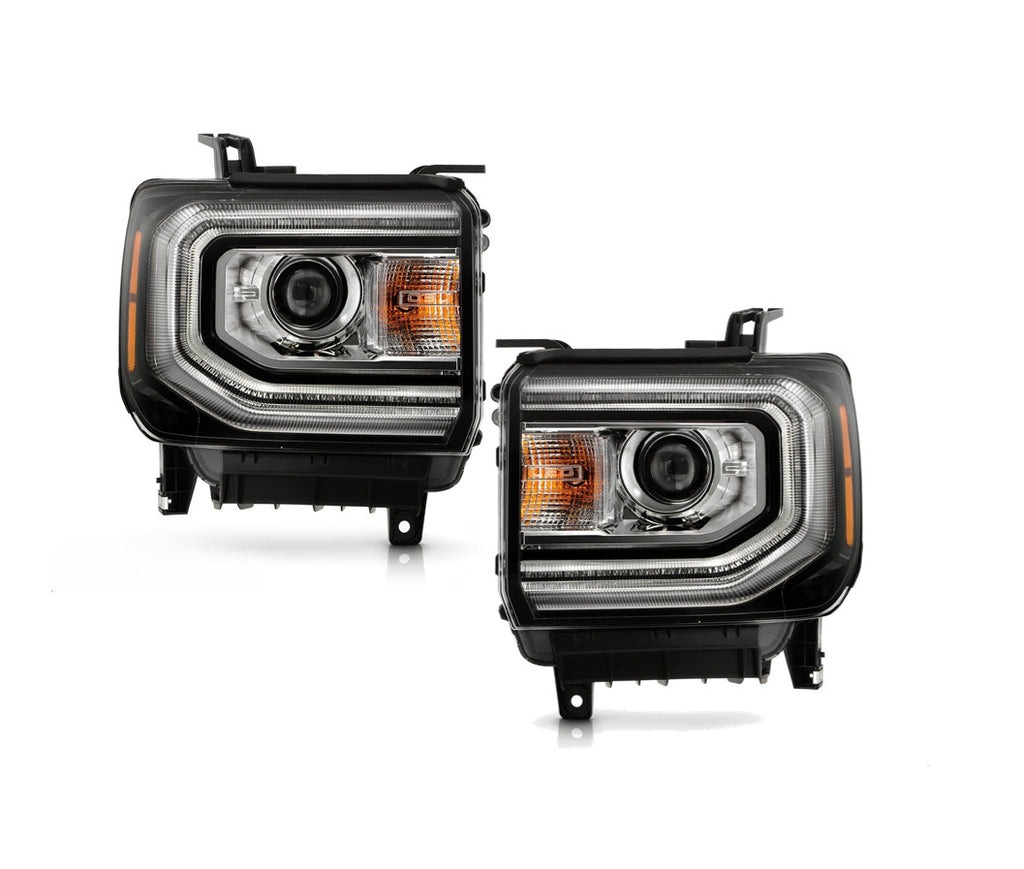 Hid headlight connector close-up for 2016-2018 GMC Sierra 1500