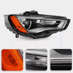 Hid headlight connector close-up for 2015-2016 Audi A3