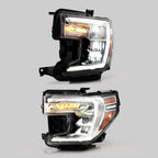 Left LED headlight side angle for 2019-2021 GMC Sierra 1500