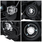 Black Halogen headlight top view for 2009-2012 Toyota RAV4