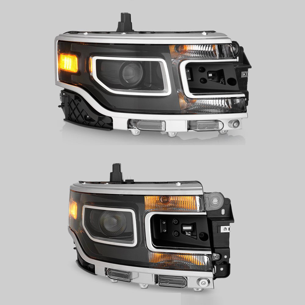 Left HID headlight side angle for 2013-2019 Ford Flex
