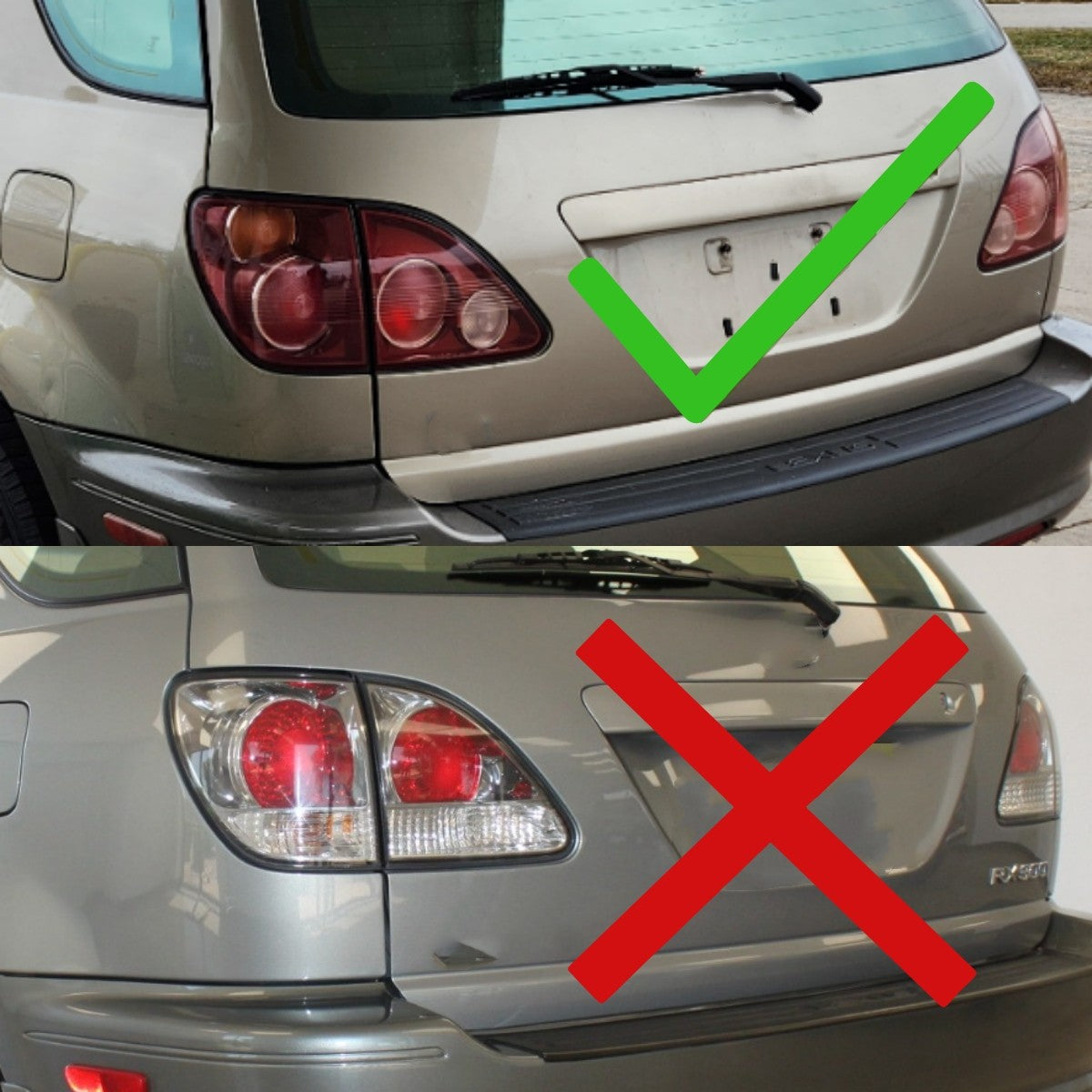 Fitment check: which 1999-2000 Lexus RX300 tail lights this replaces