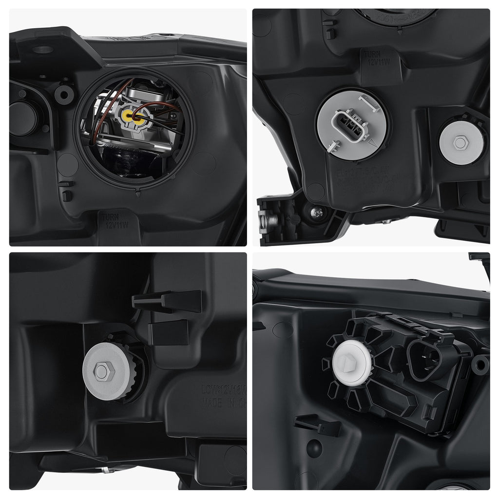 Passenger side Full LED headlight close-up for 2016-2021 Honda Civic