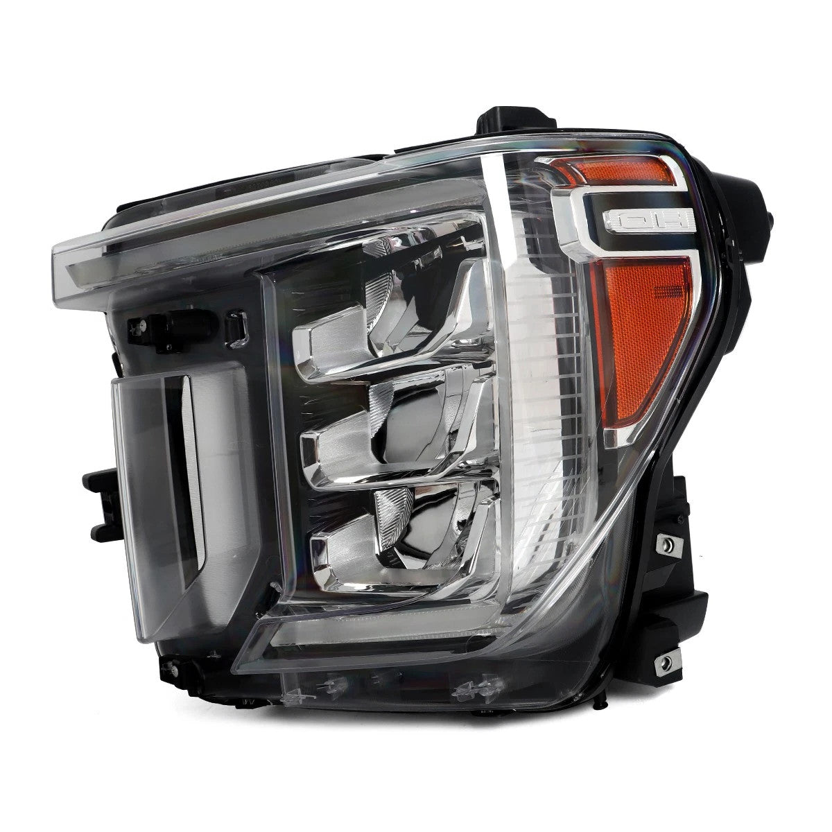 Right LED headlight side angle for 2020-2023 GMC Sierra HD