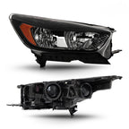 Right halogen headlight lens close-up for 2018-2019 Ford Escape