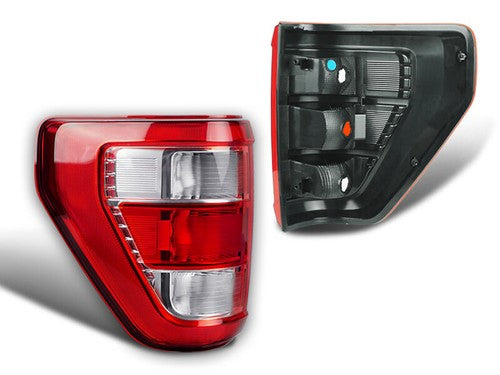 halogen tail light view 8 for Ford F-150 without BLIS (2021-2023)