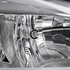 Right halogen headlight lens close-up for 2013-2016 Ford Escape