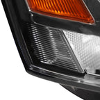 Left halogen headlight lens close-up for 2011-2018 Volkswagen Jetta