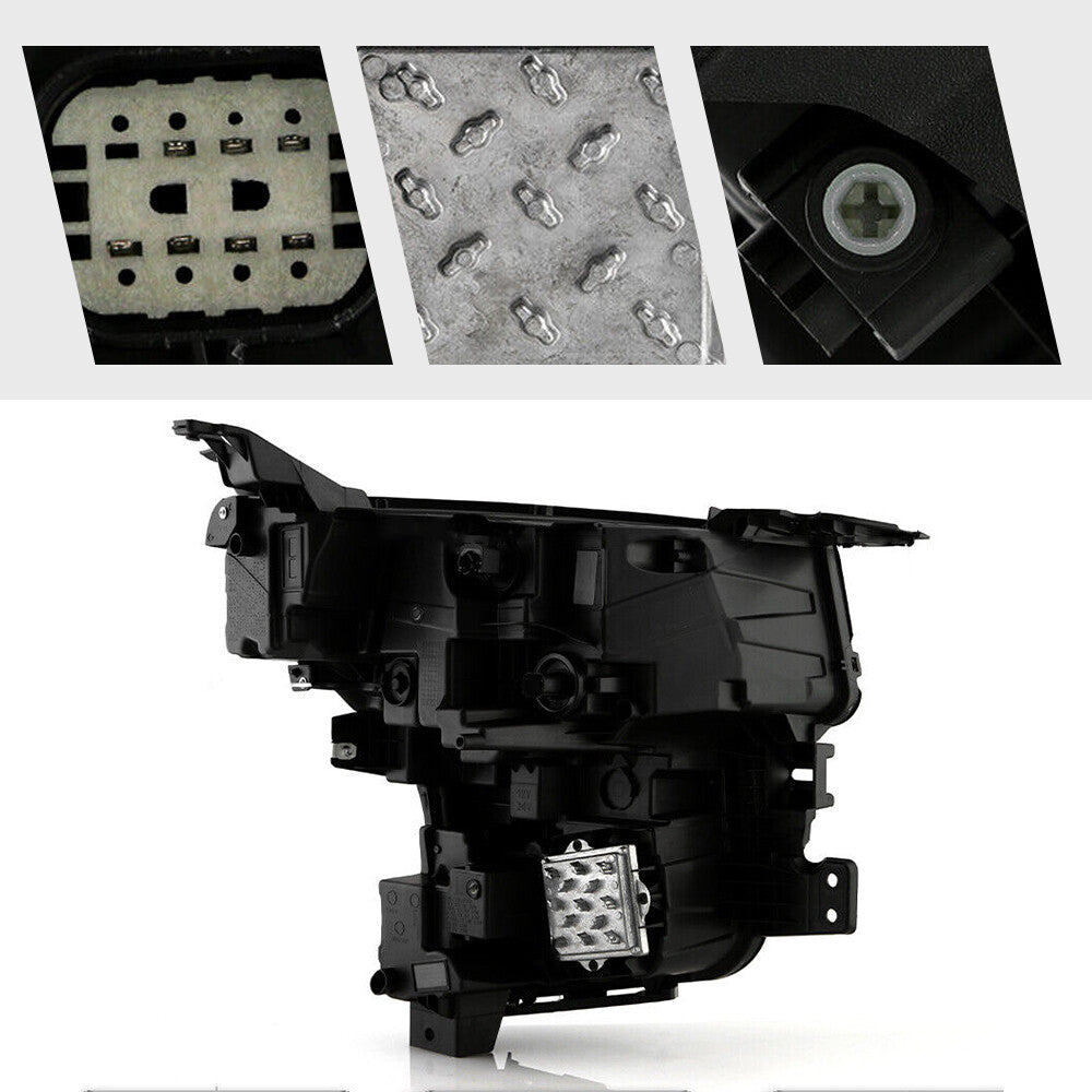 Right LED headlight lens close-up for 2021-2024 Chevrolet Tahoe / Suburban