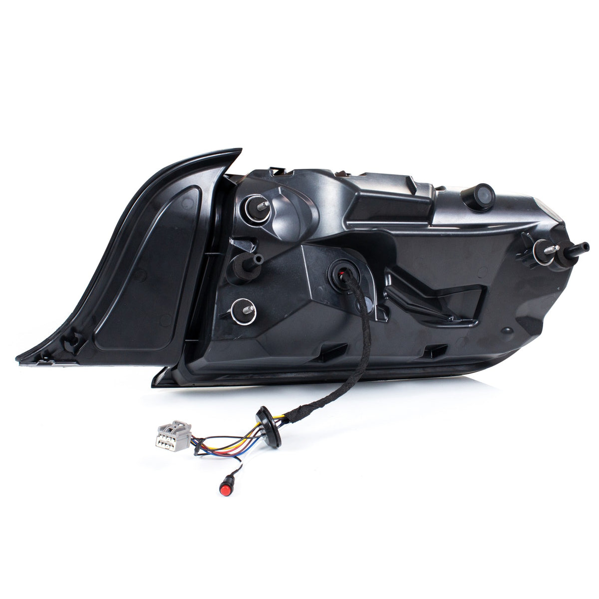 Back housing and wiring of the 2015-2023 Ford Mustang LED tail light