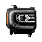 Led headlight connector close-up for 2016-2018 GMC Sierra 1500