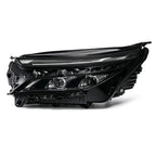 Left LED headlight lens close-up for 2022-2024 Chevrolet Equinox Premier