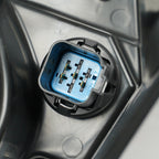 Right halogen headlight lens close-up for 2010-2012 Ford Fusion