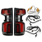 black LED tail light view 8 for Chevy Silverado 1500 (2019-2026)