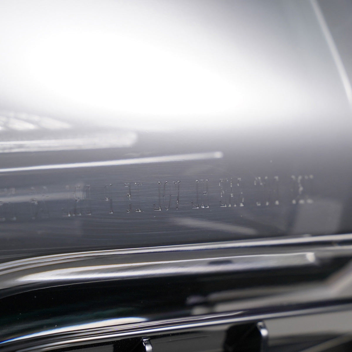 Left LED headlight lens close-up for 2022-2025 Jeep Wagoneer / Wagoneer L