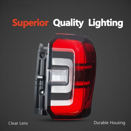 chrome LED tail light view 8 for Ford Expedition Limited King Ranch Platinum (2022-2024)