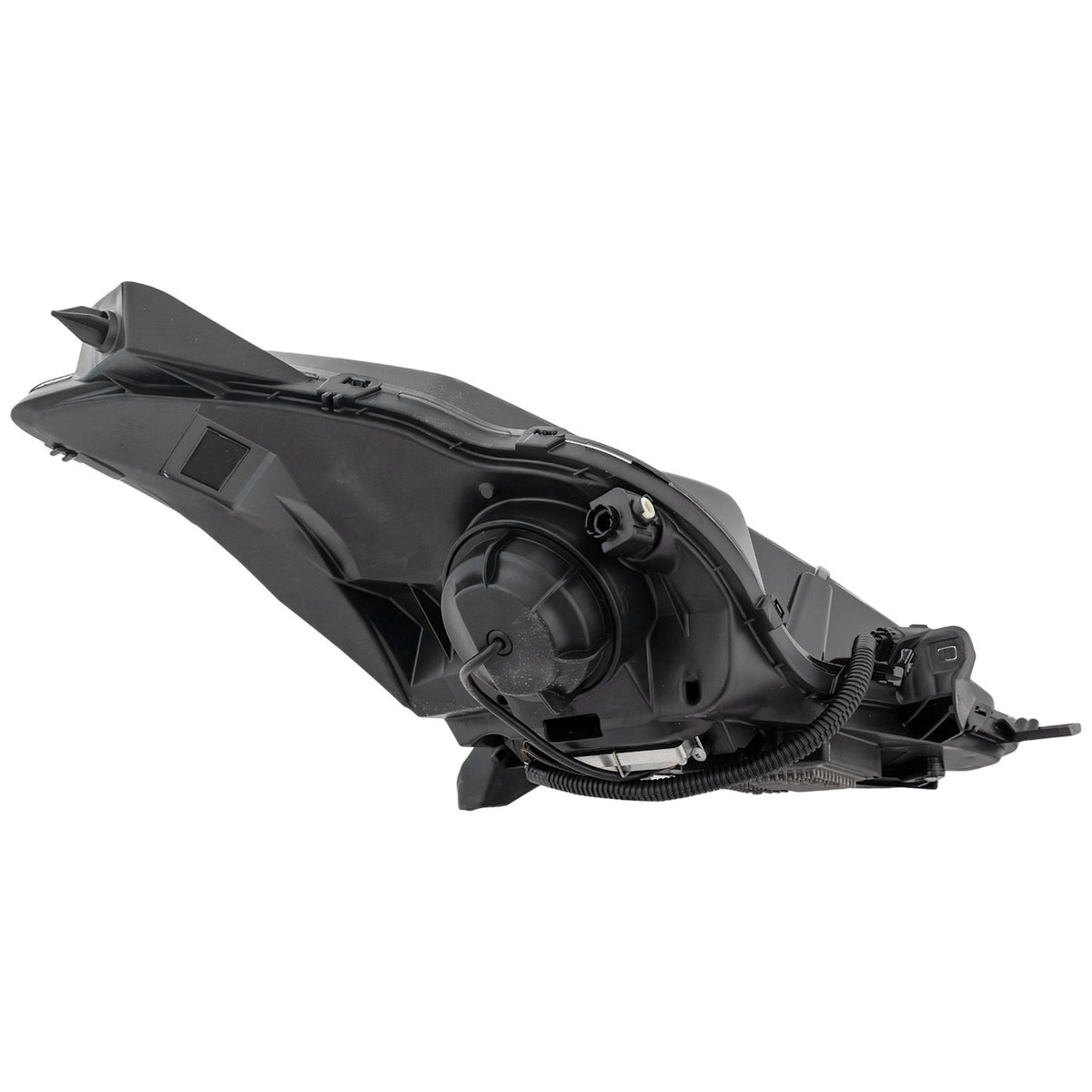 Pair HID headlight rear housing angle for 2014-2019 Chevrolet Corvette