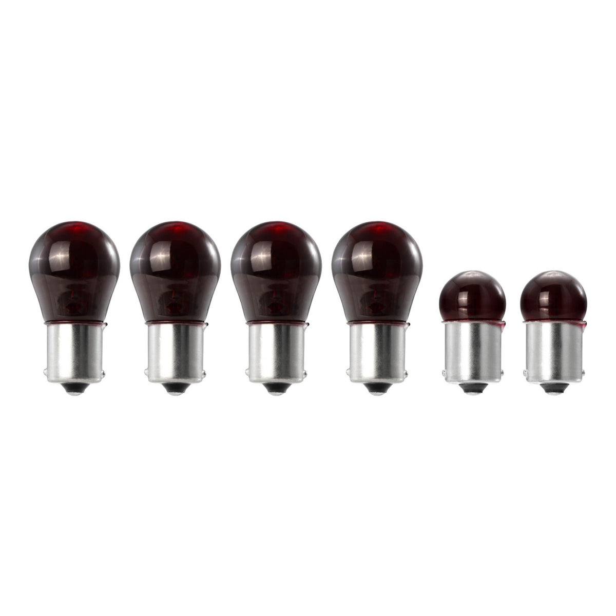 Included 1156 and 1155 red bulbs