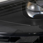 Right LED headlight lens close-up for 2020-2027 Chevrolet Corvette C8
