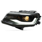 Halogen projector headlight connector close-up for 2016-2021 Chevy Camaro