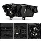 Pair HID headlight rear housing angle for 2015-2017 BMW X3 F25 / 2015-2018 X4 F26