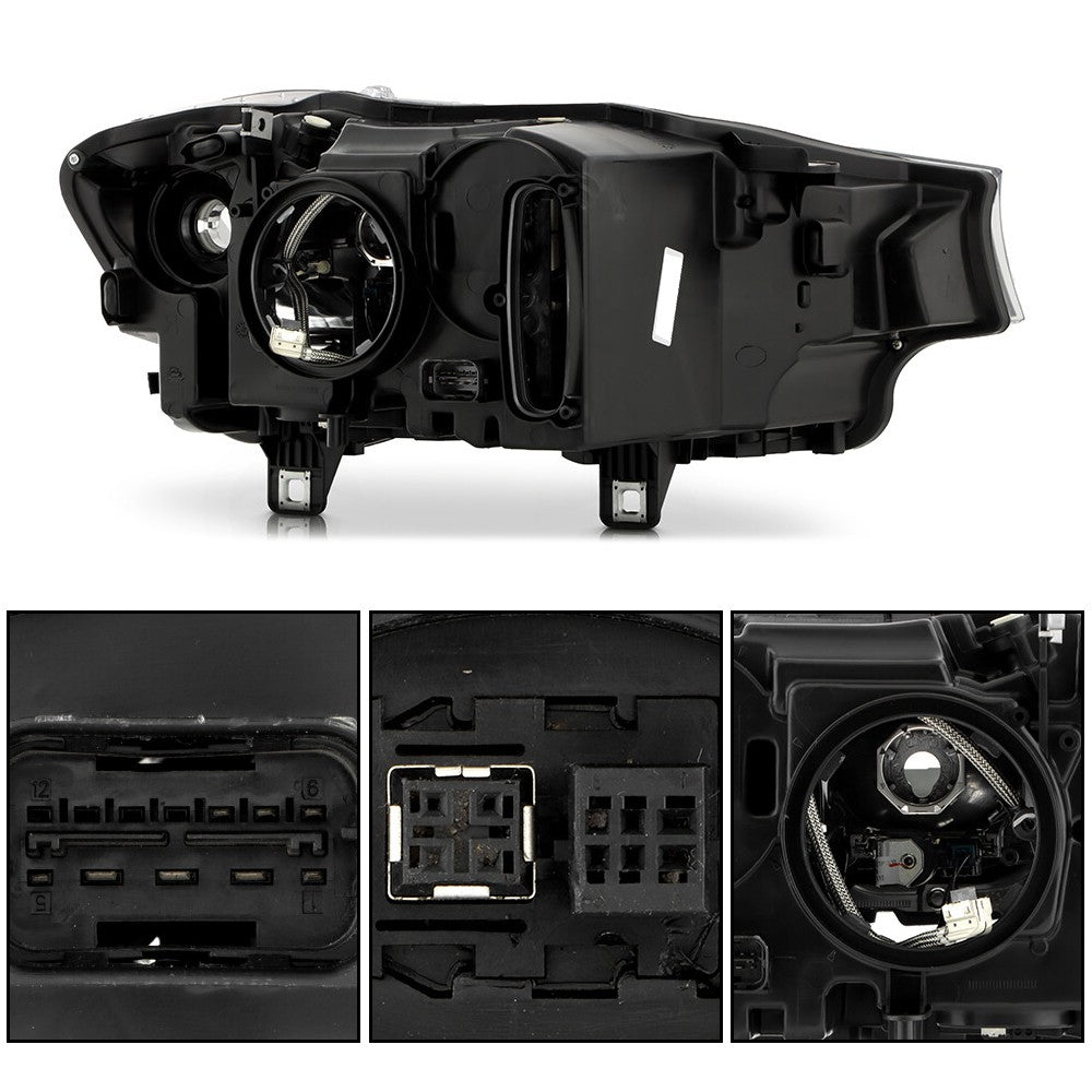 Pair HID headlight rear housing angle for 2015-2017 BMW X3 F25 / 2015-2018 X4 F26