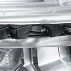 Right LED headlight lens close-up for 2022-2026 Chevrolet Silverado 1500