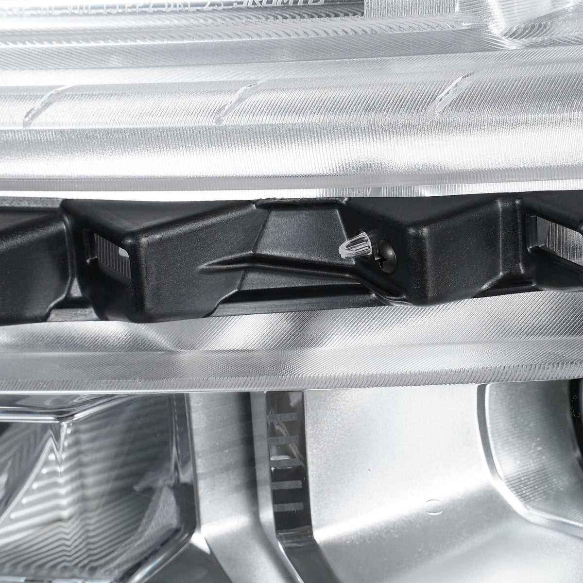 Right LED headlight lens close-up for 2022-2026 Chevrolet Silverado 1500