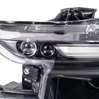 Right LED headlight lens close-up for 2024-2026 Ford F-150 Raptor