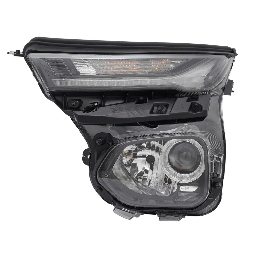 Right LED headlight lens close-up for 2021-2023 Chevrolet Trailblazer