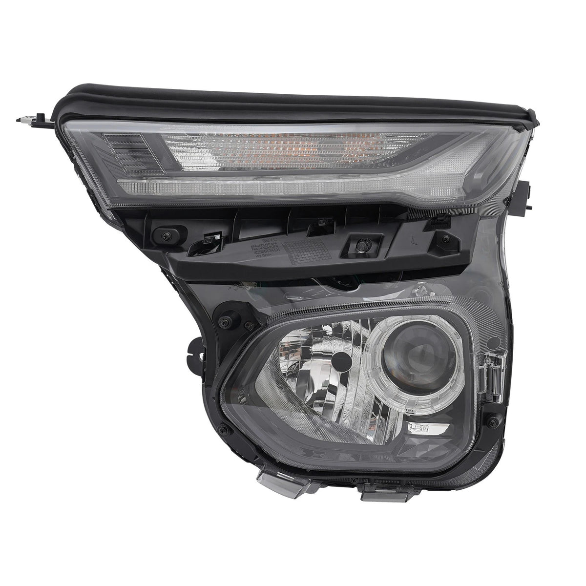 Right LED headlight lens close-up for 2021-2023 Chevrolet Trailblazer