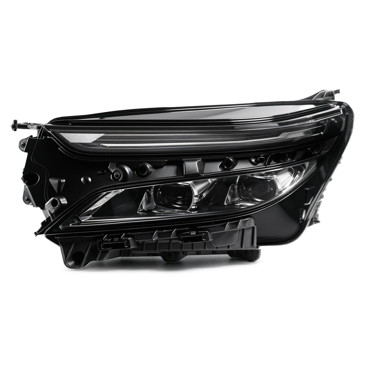 Right LED headlight lens close-up for 2022-2024 Chevrolet Equinox Premier