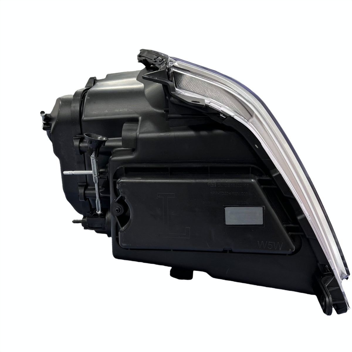 Halogen headlight connector close-up for 2005-2011 Cadillac STS