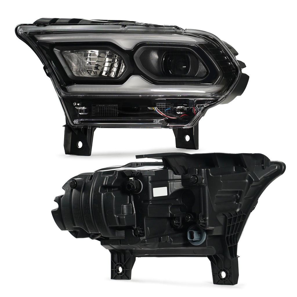 Pair LED headlight front angle for 2021-2026 Dodge Durango