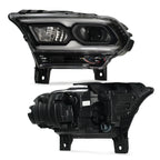 Pair LED headlight front angle for 2021-2026 Dodge Durango