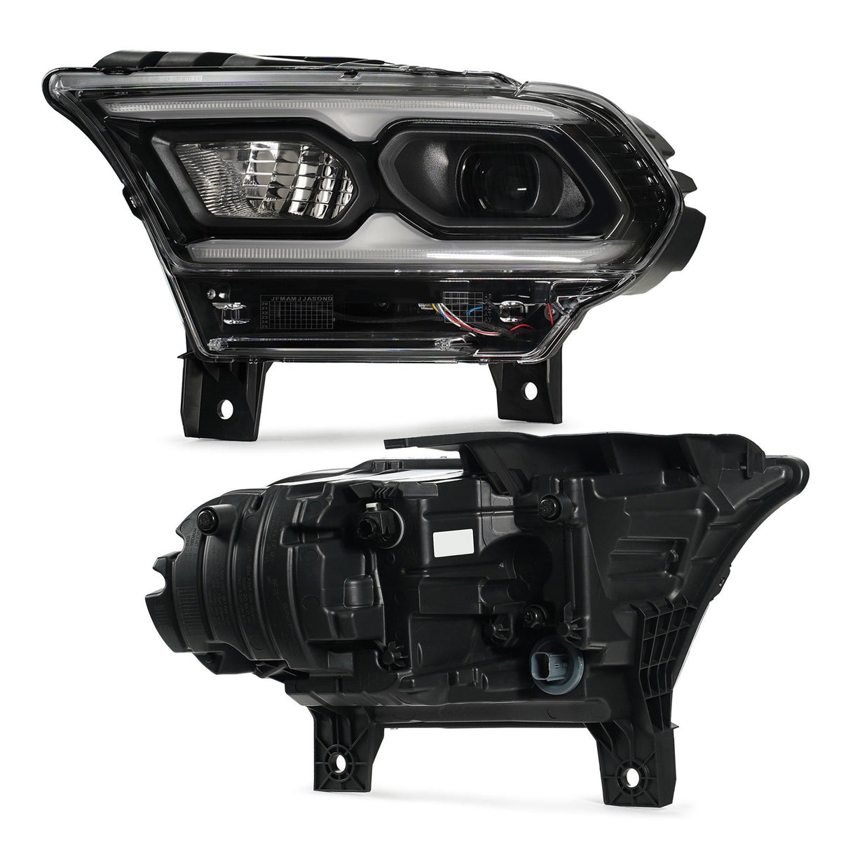 Pair LED headlight front angle for 2021-2026 Dodge Durango