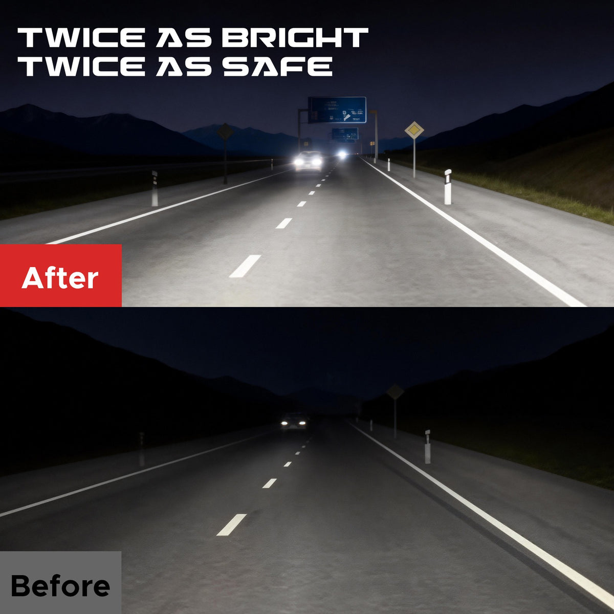 Chrome Halogen headlight features and specifications for 2008-2016 International ProStar (image 3)