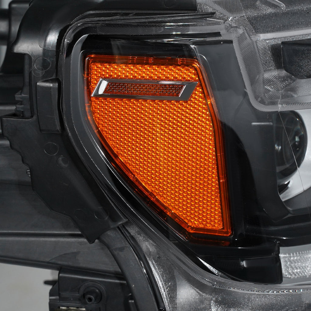 Led headlight connector close-up for 2022-2026 Chevrolet Silverado 1500