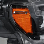 Led headlight connector close-up for 2022-2026 Chevrolet Silverado 1500